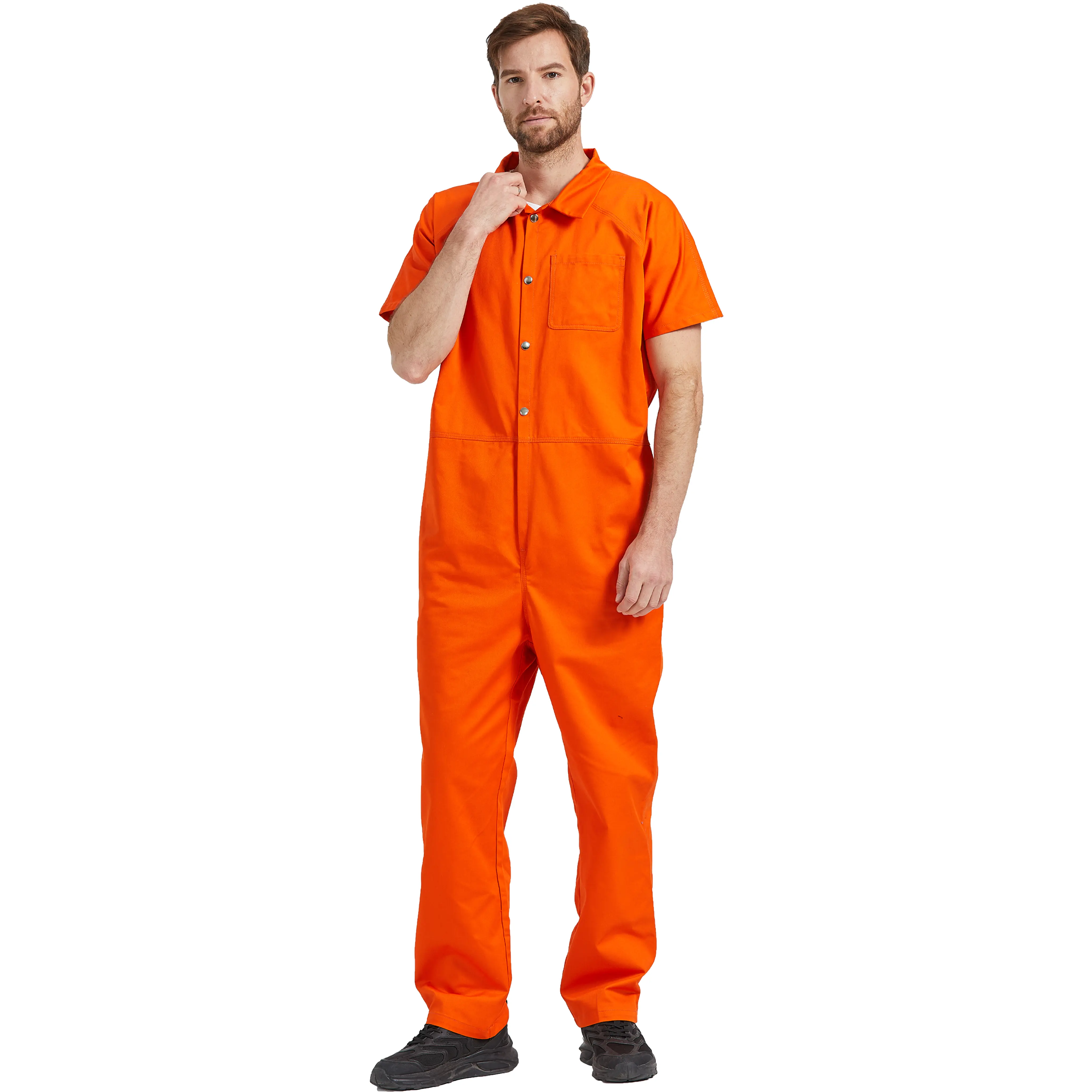Ver imagem maior Compartilhar T/c calças de trabalho geral novo design de moda homens mecânico macacão roupas trabalho geral para trabalhar