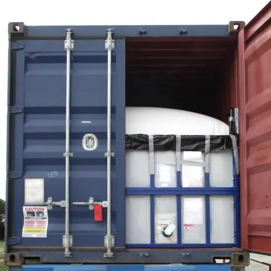 20-футовый контейнер flexitank для хранения и транспортировки дизельного топлива