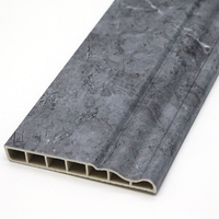 Moldeado de material SPC de estilo moderno Decoración interior impermeable y resistente al fuego con función antiestática