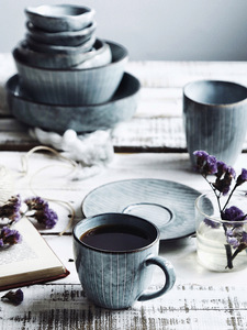 <span class=keywords><strong>Piatti</strong></span> in ceramica da 8 pollici moderna stoviglie rustiche cucina porcellane <span class=keywords><strong>piatti</strong></span> da portata - Product Image 3