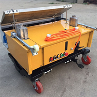 Machine à plâtrer électrique automatique pour murs, outil de projection de mortier à épaisseur réglable pour projets de construction