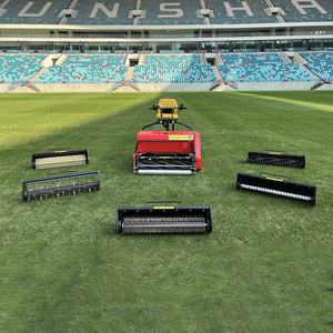La rasaerba Reelmower può realizzare funzioni come il taglio delle radici, la spazzolatura del prato, la spazzolatura dell'<span class=keywords><strong>erba</strong></span> e la perforazione del terreno, sostituendo gli accessori. - Product Image 6