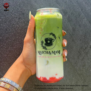 กระป๋องพลาสติกใส BSBH 350 มล. สำหรับเบียร์ ค็อกเทล โซดา กระป๋องพลาสติก PET 500 มล. สำหรับเครื่องดื่ม - Product Image 3