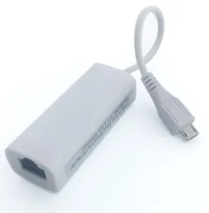 Dropshipping Tersedia OEM Micro USB OTG 2.0 Ke RJ45 Ethernet Network Adapter Converter untuk Tablet