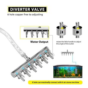 <span class=keywords><strong>Aquarium</strong></span> Accessoires 4 6 8 10 <span class=keywords><strong>12</strong></span> Manieren <span class=keywords><strong>Aquarium</strong></span> Inline Air Splitter Regelklep Voor 4*6Mm Zuurstofpomp Slang Inlaat - Product Image 3