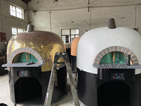 Four à pizza en terre cuite autonome pour l'extérieur, bois, gaz, électrique, mosaïque, bois de chauffage, restaurant, Horno De Barro Lena Electrico Portable