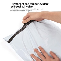 Enveloppe en plastique unie sacs de courrier en plastique auto-scellants sac d'expédition express imprimé pour sous-vêtements chaussettes chocolat