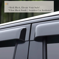 Visera para Ventana de Coche, Protector de Lluvia, Deflector de Viento, Protector de Ventana Lateral con Cinta Adhesiva 3M, Accesorios Originales para Automóviles