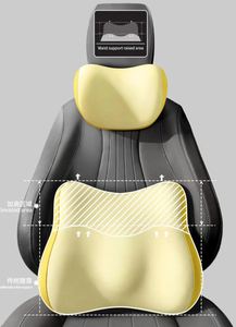 Coussin de soutien lombaire pour appuie-tête de voiture, protection des épaules et de la taille, mousse à mémoire de forme, confort pour une longue durée de siège prolongé en voiture - Product Image 5