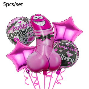 Globos para <span class=keywords><strong>Despedida</strong></span> de <span class=keywords><strong>Soltera</strong></span>, Globo de Aluminio con Forma de Pene Grande, Artículos para Fiestas de Adultos, Lencería Femenina, Globos Sexuales - Product Image 2