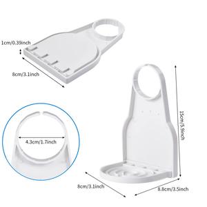 Support de Rangement pour Lessive et Adoucissant – Distributeur de Savon et Plateau Anti-Gouttes Sous la Baignoire - Product Image 4
