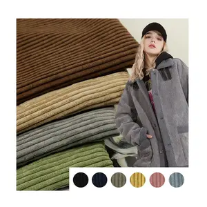 Toptan kadife kumaş naylon polyester kadife giyim ceket 4.5 için sandalye kılıfı düz şeritler kumaşlar ev tekstili