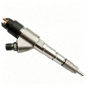 Injecteur de carburant diesel Bosch 0445120066, pièces de rechange moteur pour système de carburant Common Rail 0445 120 066, excavatrice argentée - Product Image 1