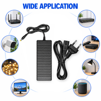 Nouvel arrivage : Alimentation à découpage 15V 5A 75W avec prises DC multi-tailles, adaptateur de bureau pour caméra de sécurité et ventilateur