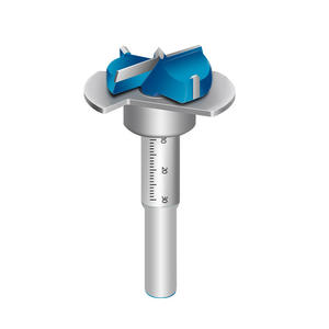 Forets à trois lames pour le travail du bois, pour charnières, planches de bois, serruriers, perceuses électriques - Product Image 1