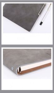 Cuaderno Personalizable A5 de Hojas Sueltas para Negocios, Textura Mate Delicada, Opción de Tela de Cuero PU, Encuadernación Cosida a Caballete para Imprimir Logotipos - Product Image 4