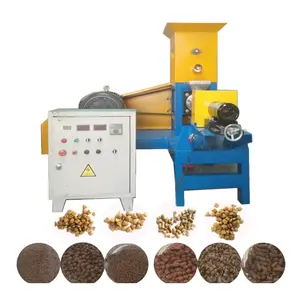 Máquina de fabricación de pellets de comida seca de acero inoxidable para perros, extrusora de alimentos para perros y Mascotas