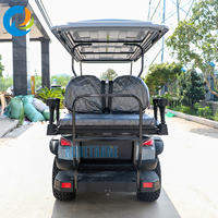 Voiturette de golf électrique Robetaa Club 6 places personnalisée et confortable, batterie lithium 72V, à vendre, fabricant chinois