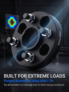 Espaciador de Rueda de Aleación de Aluminio ZONTWIN 6061-T6, PCD 4x100, CB 56.6, Compatible con CHEVROLET Aveo/Lova/Activ/<span class=keywords><strong>Beat</strong></span>/Onix/Spark GT M12x1.5 - Product Image 3