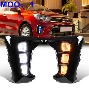En stock, expédition aujourd'hui : Feux de jour DRL, <span class=keywords><strong>lampe</strong></span> LED <span class=keywords><strong>pour</strong></span> KIA Pegas Soluto 2018 2019, feux de conduite - Product Image 1