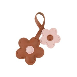 Wholesale Sunflower Pendant Contrasting Color PVC Leather Bag with Hot PU Bags Lanyards for Hanging Decorations