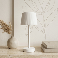 Lampe de chevet sans fil rechargeable USB-C avec commande tactile, 3 modes de couleur et gradation progressive, lampe de table LED moderne