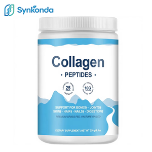 Poudre de peptides de collagène 25 portions Type 1 & 3 Soutien pour les os, les articulations, la peau, les cheveux et les ongles Premium provenant de bovins nourris à l'herbe et élevés en pâturage - Product Image 1