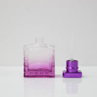 Flacon pulvérisateur vide 30 ml pour parfum et crème visage, en verre transparent, avec bouchon métallique, grande capacité, pompe à pression, diffuseur à bâtonnets