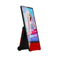 Kiosque tactile LCD de 43 pouces alimenté par batterie, haute luminosité, publicité numérique extérieure pour les magasins de détail, indice de protection IP65, Full HD