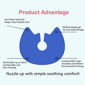 Paket Gel menyusui panas & dingin, bantalan Gel penghilang sakit ASI, pemulihan pascanatal, bantalan Gel menyusui panas dan dingin - Product Image 6