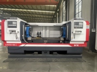 Torno CNC de bancada plana horizontal de doble husillo de China, máquina de torneado automática de alta precisión para trabajo medio con control GSK en oferta
