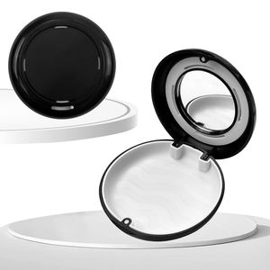 Étui pour protège-dents à fixation magnétique, personnalisé avec un support <span class=keywords><strong>de</strong></span> bain pour prothèse dentaire en silicone miroir, étui ultra-fin portable - Product Image 5