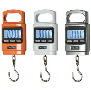 Balance numérique suspendue J&R en aluminium moulé sous pression, robuste et antirouille, 50 kg, pour la pêche en mer, l'élevage et la chasse - Product Image 1