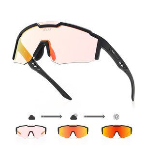 Lunettes de soleil de sport polarisées OEM TR90 avec logo de marque, lunettes de vélo de montagne de haute qualité, lunettes de protection sportives - Product Image 3