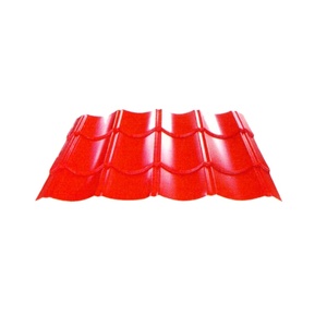 Tôle <span class=keywords><strong>de</strong></span> <span class=keywords><strong>toiture</strong></span> en acier ondulé prépeint, tôle bon marché Z80 Ral5015 0.6mm d'épaisseur - Product Image 2