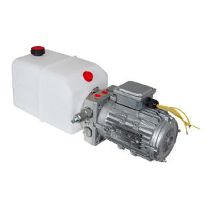 Station hydraulique compacte personnalisée avec rampe de chargement, station de pompage hydraulique avec plateforme de déchargement et planches d'assemblage - Product Image 3