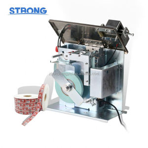 Semi Automatic and Fully Automatic Sealing Transparent Tamper Evident Security Adhesive 90 Degree Corner Labeling Machine - Product Image 1