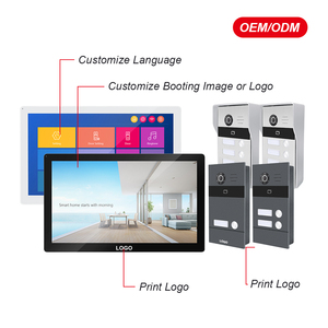Smart Home Tuya Timbre <span class=keywords><strong>Intercon</strong></span> System Multi Language 10,1 Inch Video Door Phone Open Intercom para Villa - Product Image 6