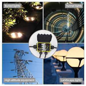 EW-M2068-4TA <span class=keywords><strong>4</strong></span> cách hộp lưu trữ LEVER dây nối thiết bị điện cáp LED Strip chiếu sáng IP68 không thấm nước Hộp nối - Product Image 6