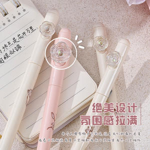 ปากกาเจลเขียนได้เรียบเนียนหมึกแห้งเร็วสีดำ0.5มม. สำหรับเขียนบันทึกข้อความ - Product Image 3