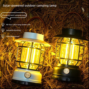 Lampada da campeggio a <span class=keywords><strong>energia</strong></span> <span class=keywords><strong>solare</strong></span> da esterno con lampada da campeggio ricaricabile con durata della batteria Ultra lunga durata - Product Image 3