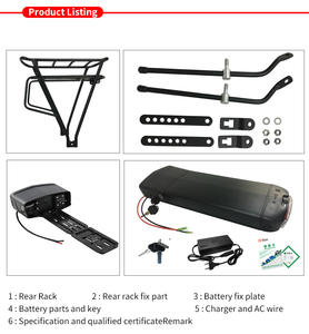 Kit de batterie au lithium de remplacement <span class=keywords><strong>EVELO</strong></span> Galax 500 36V 13Ah avec cellules 18650, BMS intelligent R012, décharge 15A pour Ariel Rider électrique - Product Image 3