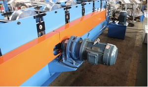 Giá thấp nhôm màu thép tự động mái mưa máng xối hồ sơ cuộn hình thành máy làm với tốc độ 10-20m/phút - Product Image 6