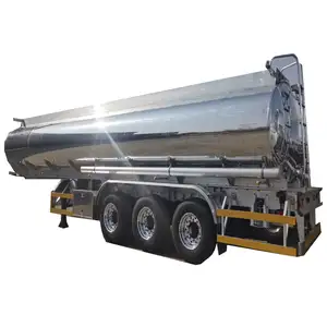 40000l 3 Assen 4 Assen 5454 Aluminium Petroleum Tanker Aanhangwagen Te Koop