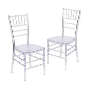 Wholesale KD Design Wedding Party Tiffany Transparent Acrylic Crystal <b>Clear</b> Chiavari Hotel <b>Chairs</b> for Event - Product Image 3