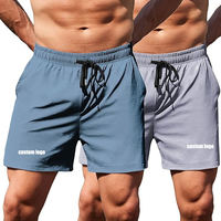 Shorts de sport d'été personnalisés pour hommes, motif décontracté, fitness, gym, sport, double couche 2 en 1 avec doublure de compression