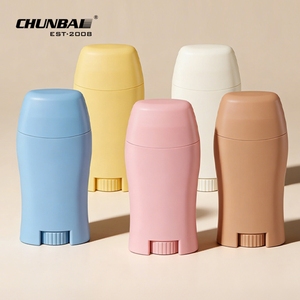 Contenitore Vuoto <span class=keywords><strong>per</strong></span> Balsamo Corpo e Deodorante in PP di Lusso con Logo Personalizzato e <span class=keywords><strong>Fondo</strong></span> a Rotazione <span class=keywords><strong>per</strong></span> Vendita all'Ingrosso - Product Image 1