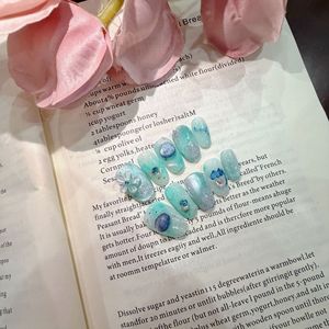 Faux <span class=keywords><strong>ongles</strong></span> artisanaux détachables pour étudiantes, style mignon, effet blanchissant, polyvalents, à <span class=keywords><strong>dessin</strong></span> manuel - Product Image 2