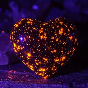 Cristal de Yooperlita en Forma de Corazón, Piedra Natural Pulida para Decoración del Hogar y Regalos Navideños, Venta al por Mayor - Product Image 5