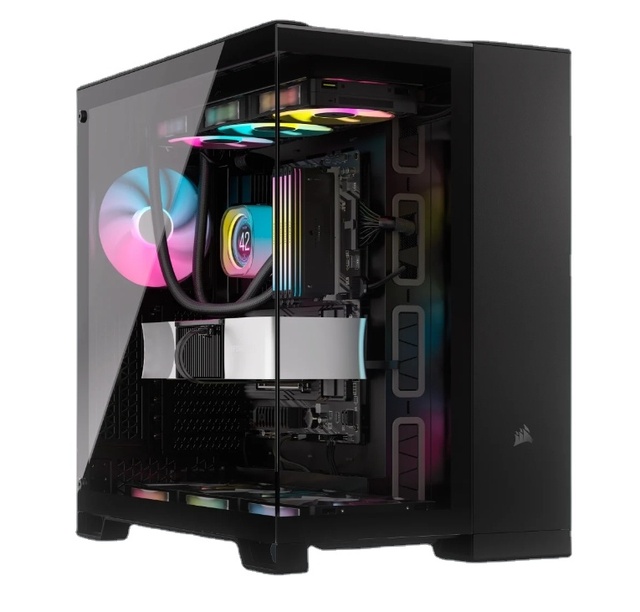 Computer Case Cor-sair ICUE LINK 6500X RGB Mid-Tower Support Mini-ITX Micro-ATX ATX E-ATX Desktop Gaming PC Case